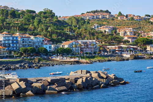 view of the harbour of the city