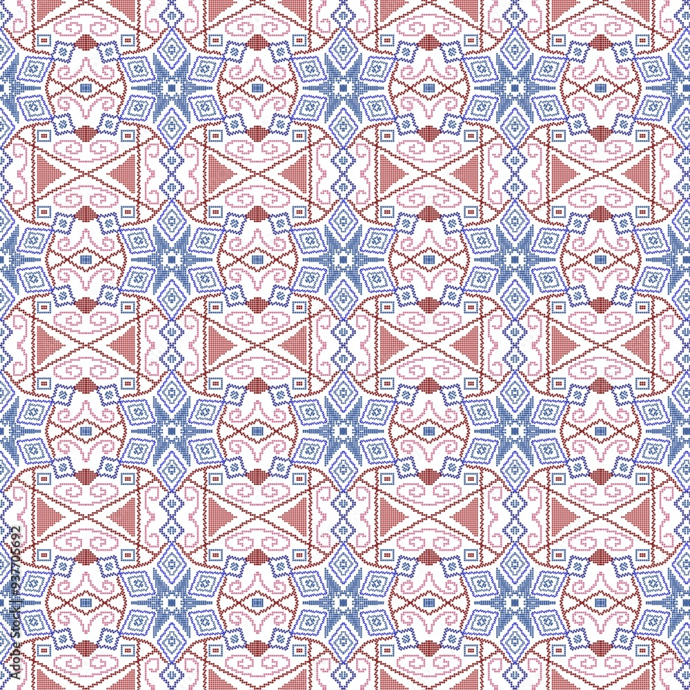 Beautiful fabric pattern, seamless pattern Beautiful fabric pattern, seamless pattern