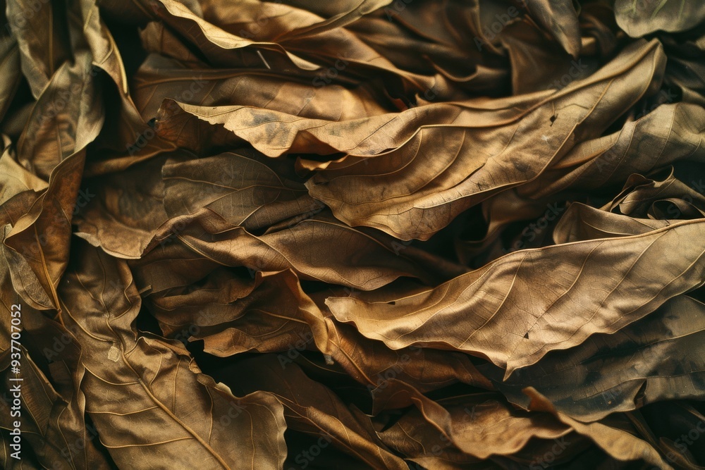 A close-up of dried, overlapping brown leaves creates a textured, earthy composition, highlighting the beauty of natural decay. A close-up of dried, overlapping brown leaves creates a textured, earthy composition, highlighting the beauty of natural decay.