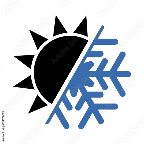 Temperature regulation icon.