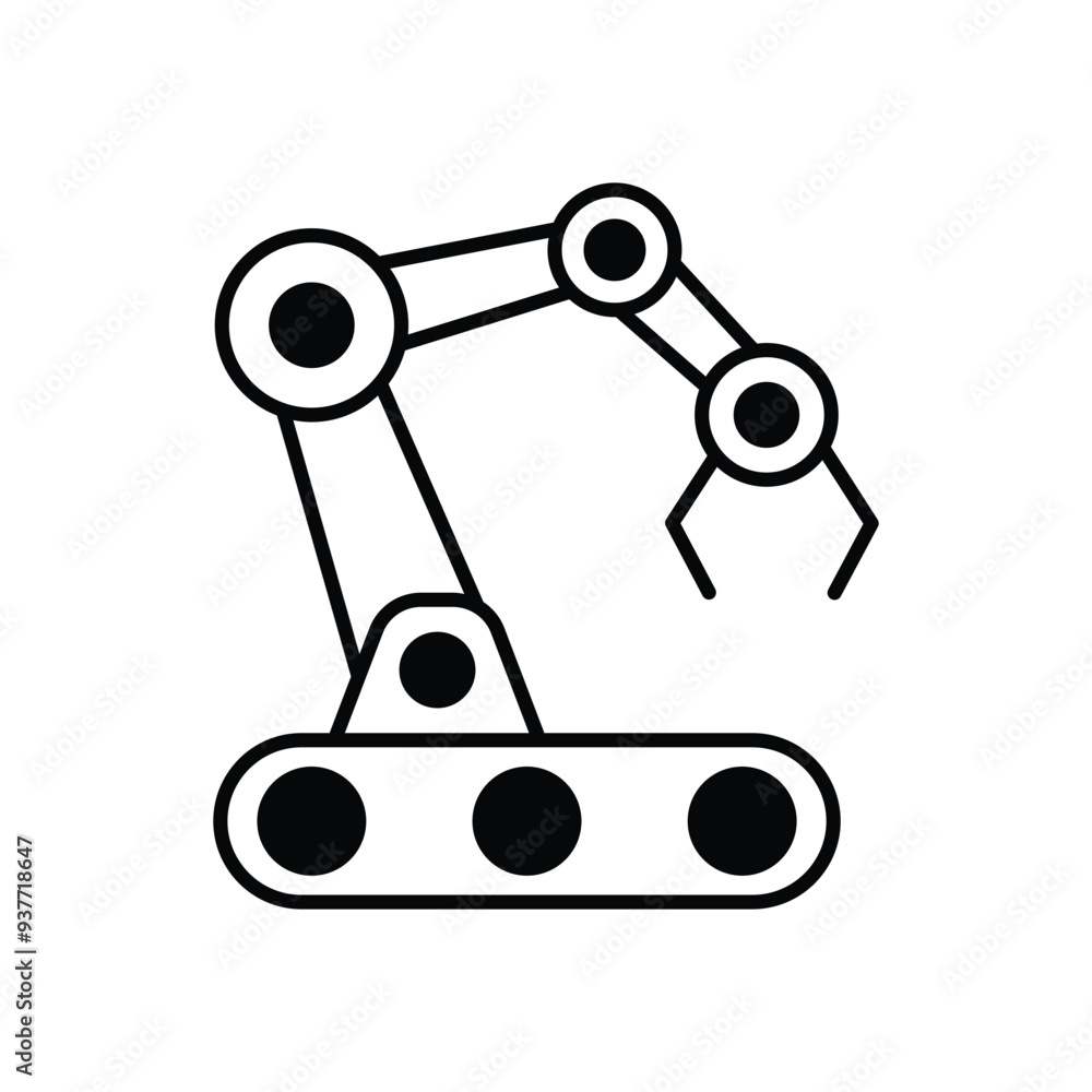 Advanced Robotics icon vector stock illustration Advanced Robotics icon vector stock illustration