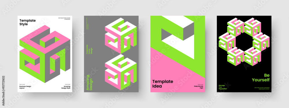 Geometric Report Template. Abstract Flyer Design. Isolated Book Cover Layout. Background. Banner. Brochure. Business Presentation. Poster. Advertising. Journal. Handbill. Pamphlet. Portfolio
