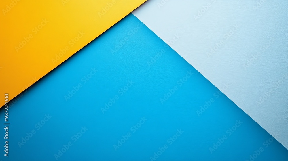 A blue and yellow striped background with a white and blue stripe A blue and yellow striped background with a white and blue stripe