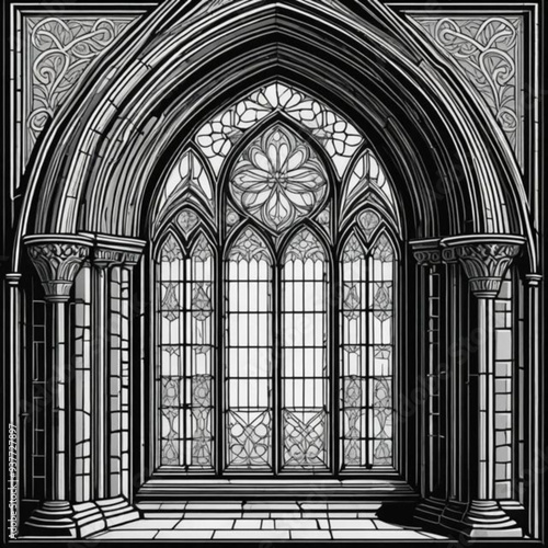 gothic church window