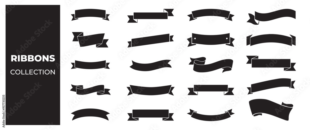 Ribbon vector Ribbon vector