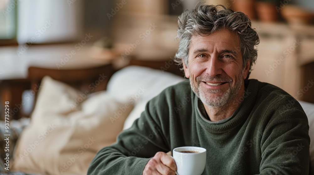 The man with grey hair The man with grey hair