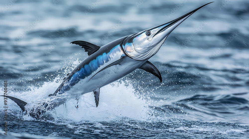 Fototapeta premium Majestic Marlin in Flight