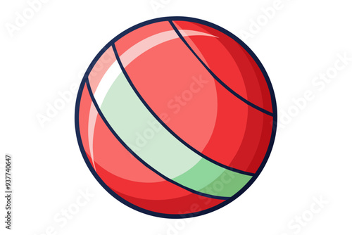  Medicine ball vector art illustration