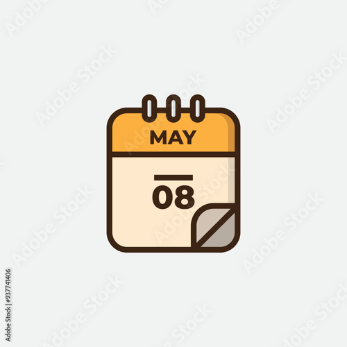 Calendars icon vector template, vector illustration design