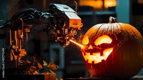 Robotic Pumpkin Carving.