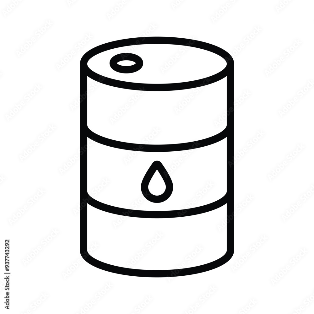 An amazing icon of oil barrel, fuel barrel vector design An amazing icon of oil barrel, fuel barrel vector design
