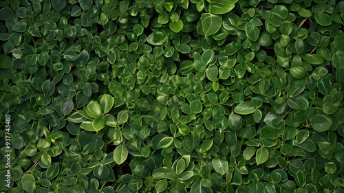 Wallpaper Mural a dense green canopy composed of small, oval leaves Torontodigital.ca