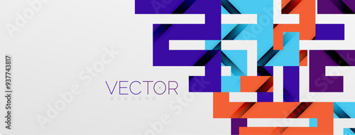 Color bend lines with shadow texture effect. Vector Illustration For Wallpaper, Banner, Background, Card, Book Illustration, landing page