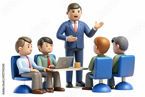 Manager candidly discussing strategy with senior leadership concept as A candid shot of a manager discussing strategy with senior leadership. The camera captures the intensity of the discussion and th