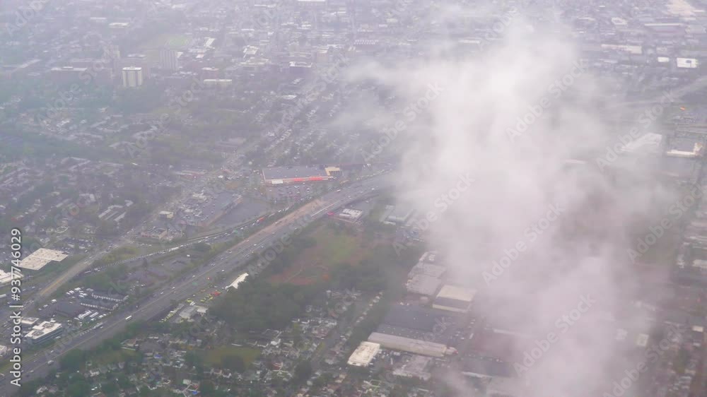 Flight above New York City at daytime in 4k slow motion 60fps Flight above New York City at daytime in 4k slow motion 60fps