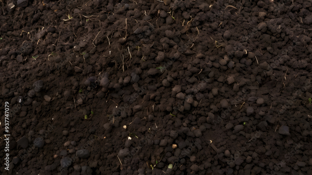 slightly coarser garden soil slightly coarser garden soil