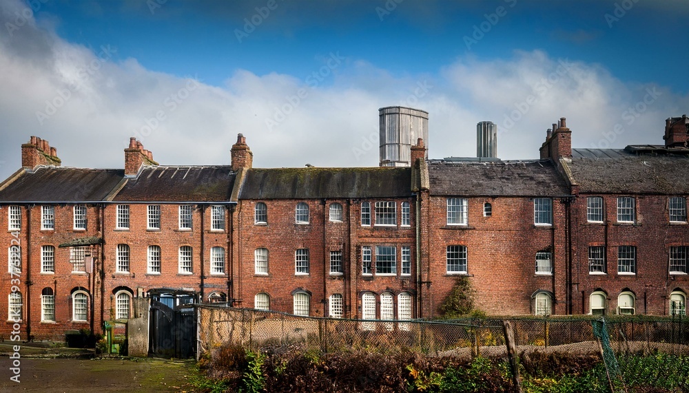 british industrial revolution slums, AI generated british industrial revolution slums, AI generated