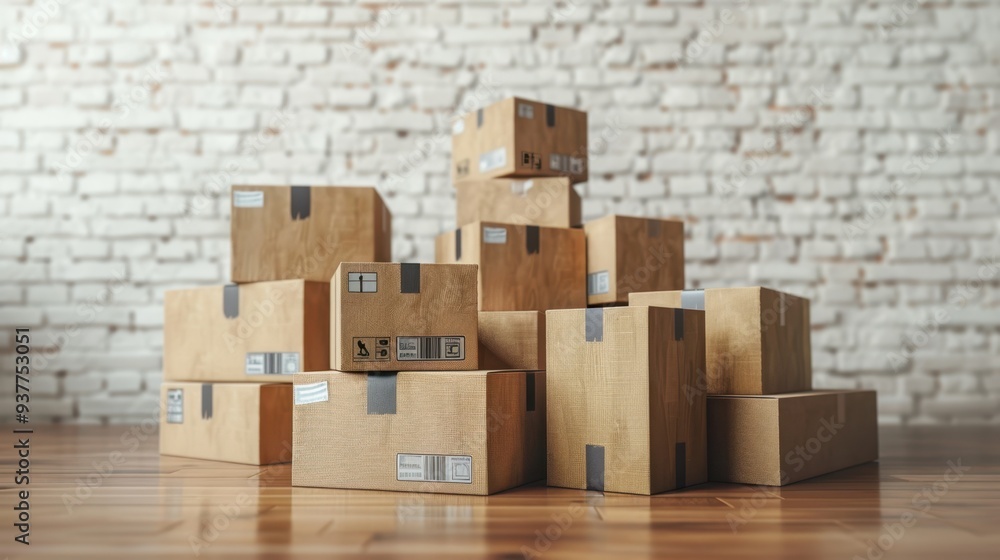 The Pile of Cardboard Boxes The Pile of Cardboard Boxes