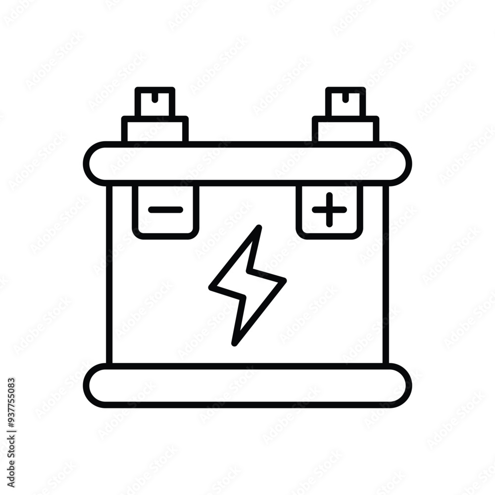 Energy Storage icon vector stock illustration Energy Storage icon vector stock illustration
