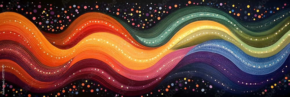 dot painting abstract colorful background with lines dot painting abstract colorful background with lines