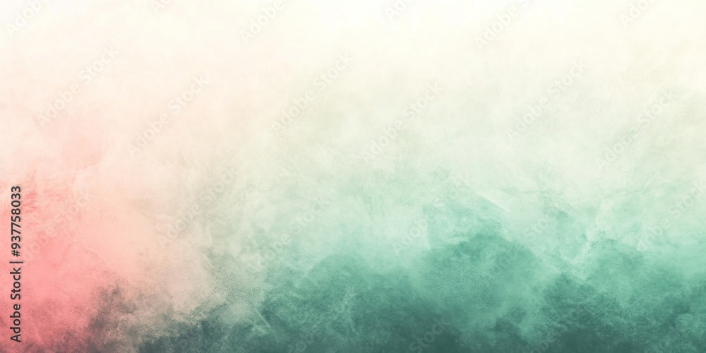 Watercolor Mist Gradient Background with Pink and Green Hues, Texture Header Design Watercolor Mist Gradient Background with Pink and Green Hues, Texture Header Design