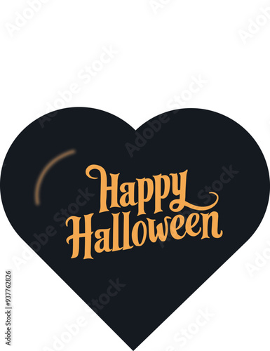 Print, Happy Halloween Vector style art Illustration