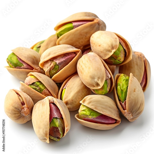 pistachio packages 5 kilogram white background