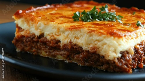A step-by-step cooking guide for preparing a hearty shepherd's pie featuring flavorful beef, vegetables, and a creamy mashed potato topping.