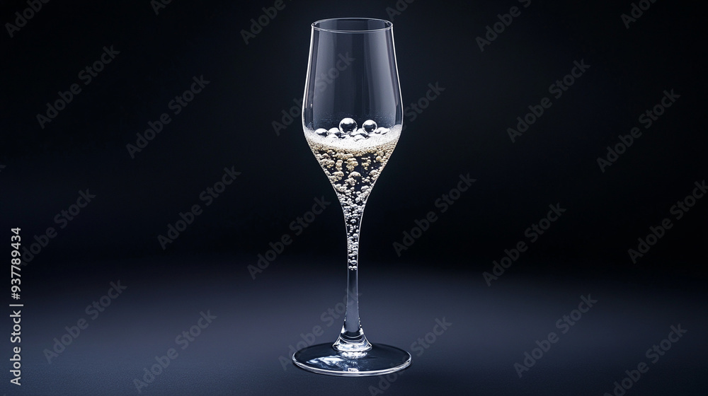 Elegant champagne flutes filled with sparkling wine. Elegant champagne flutes filled with sparkling wine.