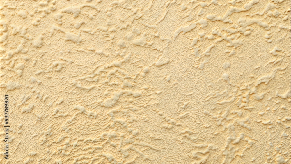 Fototapeta premium Textured beige surface close-up, soft cream wall texture, subtle plaster pattern