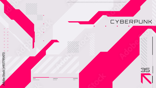 abstract futuristic background with cyberpunk style design