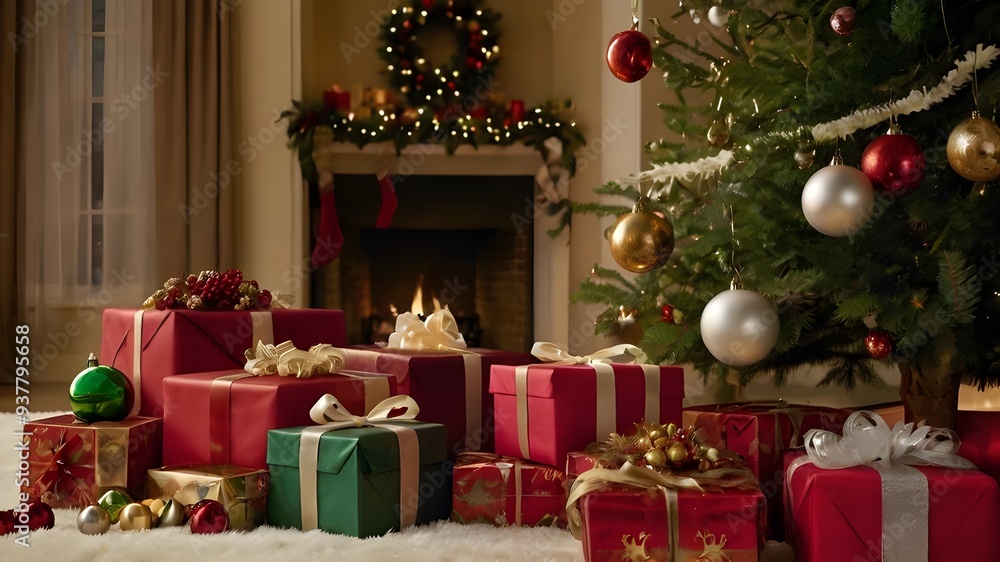 Christmas featuring a classic holiday scene Christmas featuring a classic holiday scene