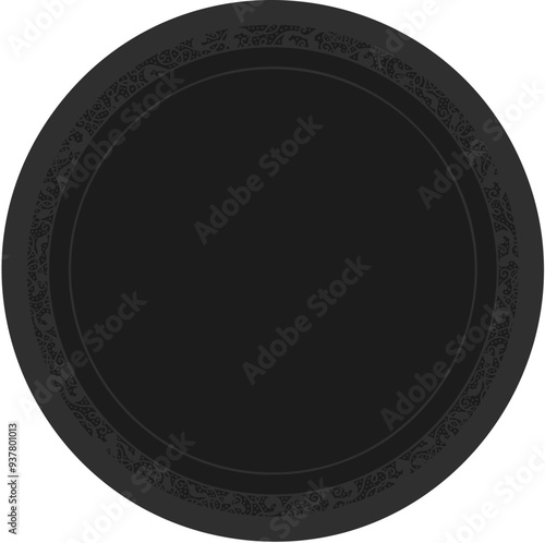 Floral ornamented frame; old style ornate decoration