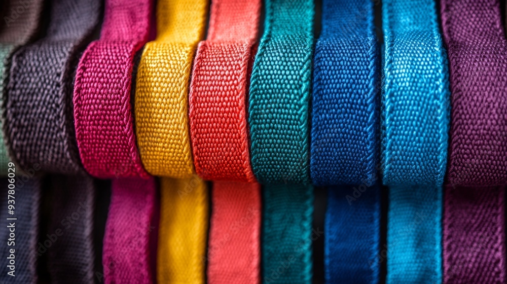 various multi color such as red green yellow blue purple violet gray brown of flat webbing sling or polyester belt for lift and move heavy workpiece or etc in industrial