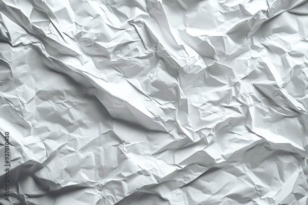 Obraz premium Crumpled Lined Paper with Blank Surface, Background Texture