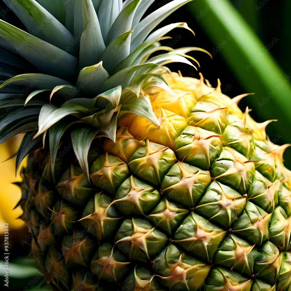 Fototapeta premium pineapple close up