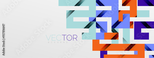 Color bend lines with shadow texture effect. Vector Illustration For Wallpaper, Banner, Background, Card, Book Illustration, landing page