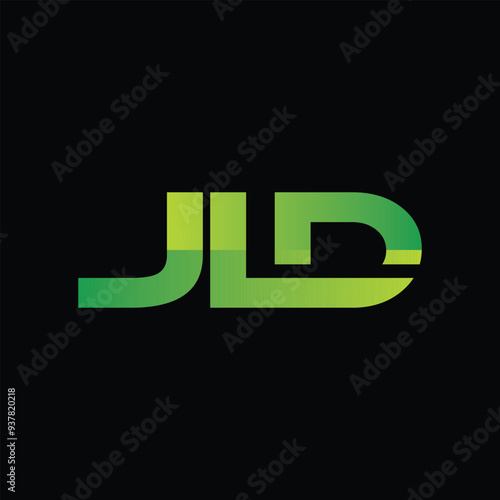 Letter JLD Modern Simplicity Geometric Icon Creative Business Design Logo