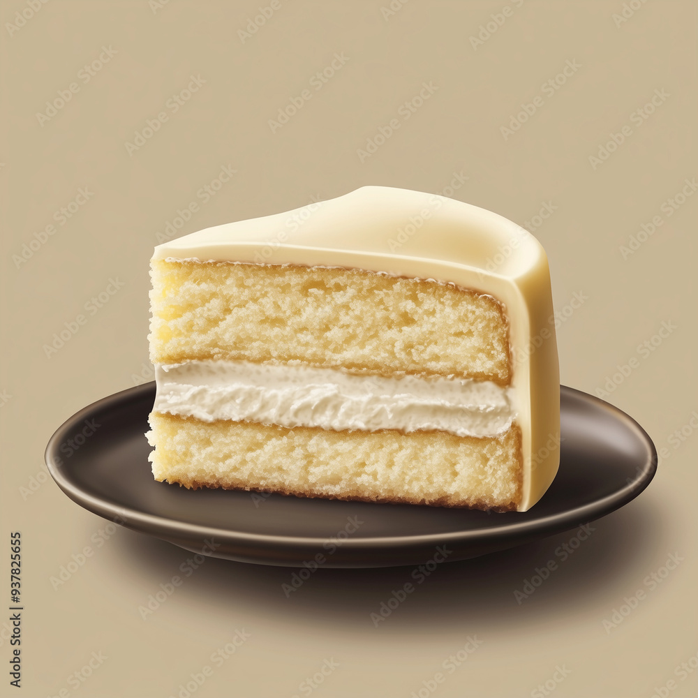 The photo of a colorful variety of yummy cake pieces arrange on the white background The photo of a colorful variety of yummy cake pieces arrange on the white background