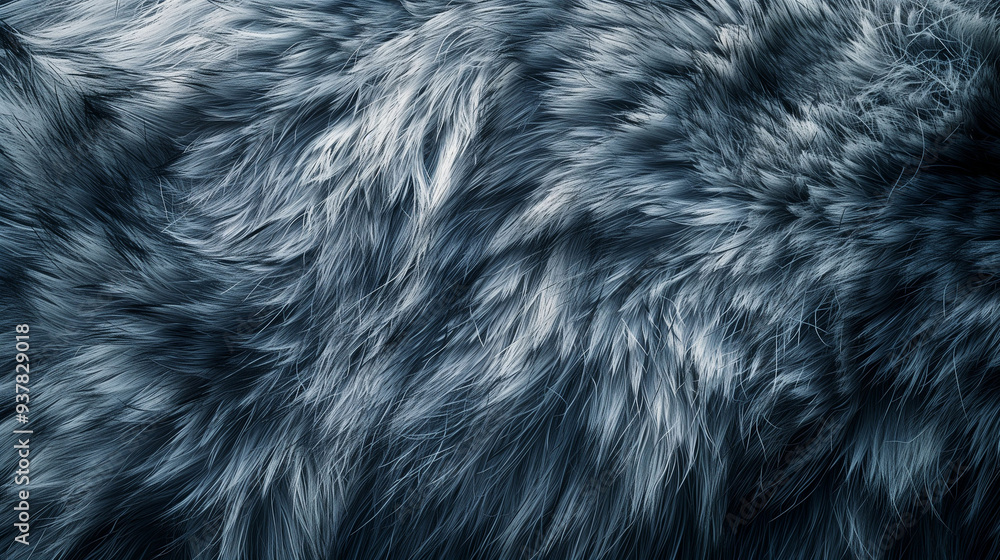 Soft and fluffy gray fur texture in natural light showcasing depth and richness during late afternoon Soft and fluffy gray fur texture in natural light showcasing depth and richness during late afternoon