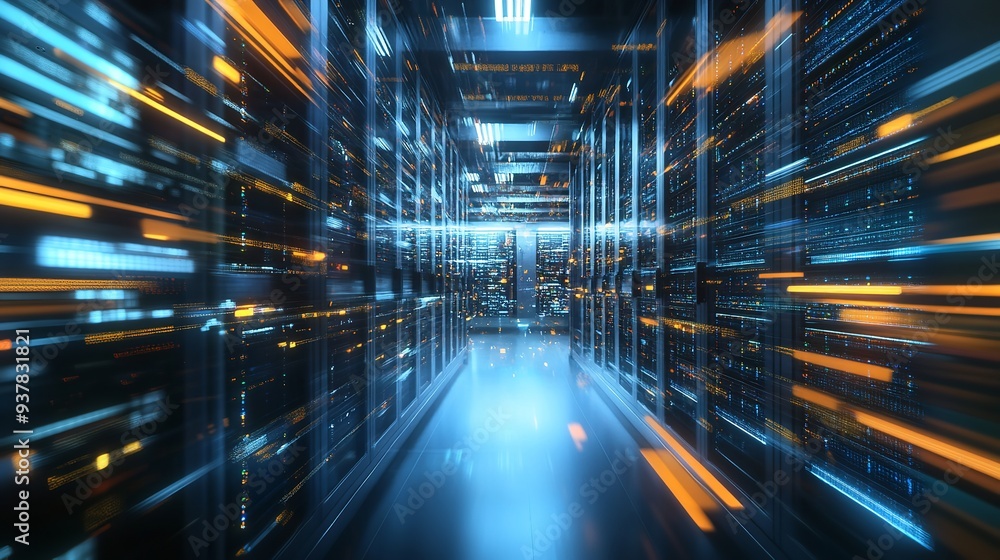 Digital Transformation in IT Background Digital Transformation in IT Background