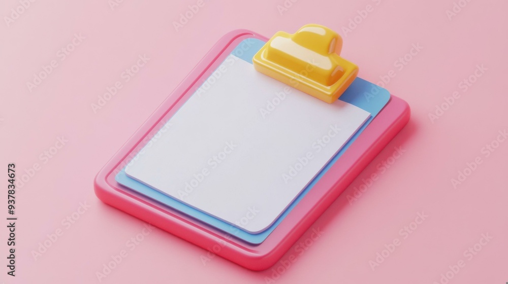 Vibrant and Modern Clipboard for Creative Organization in the Workspace Vibrant and Modern Clipboard for Creative Organization in the Workspace