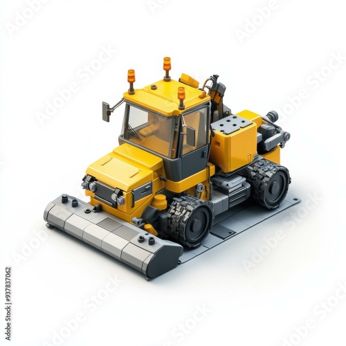 Modern Yellow Snow Plow: Optimizing Winter Road Maintenance with Innovative Machinery