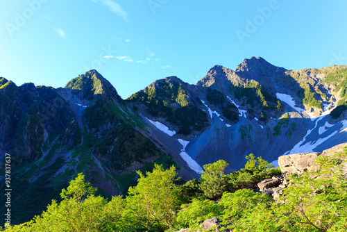 前穂高岳北尾根のコル