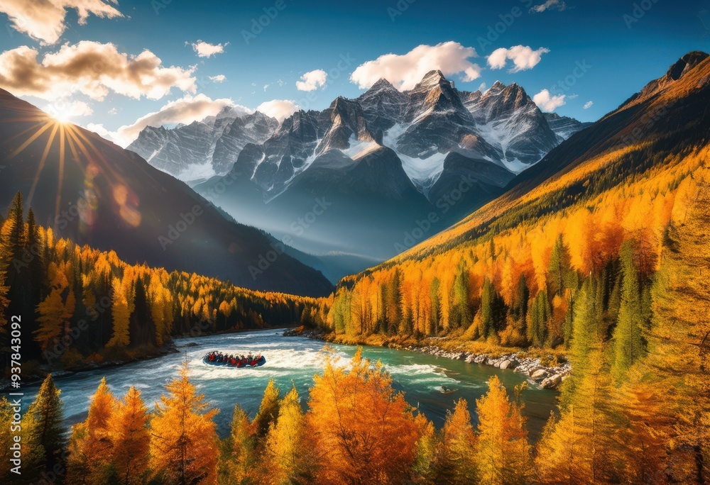 Obraz premium explore breathtaking landscapes featuring thrilling outdoor experiences most stunning environments, nature, scenery, view, adventure, park, trail