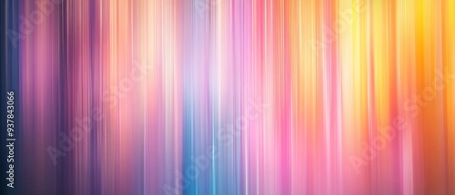 Abstract Blurred Light Streaks on a Gradient Background