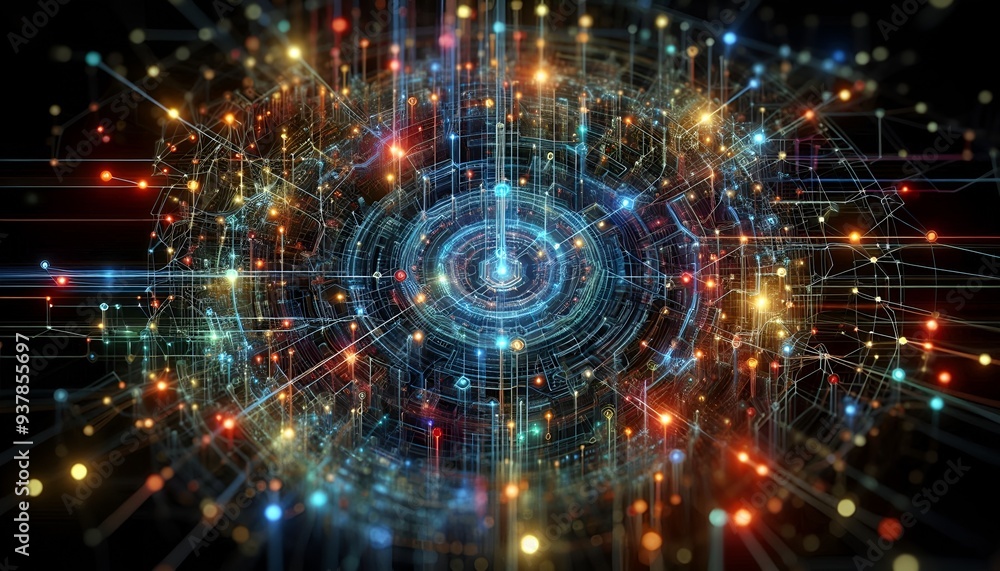 Obraz premium Connection abstract