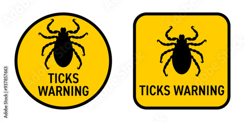 Ticks warning - beware of dangerous diseases carrier