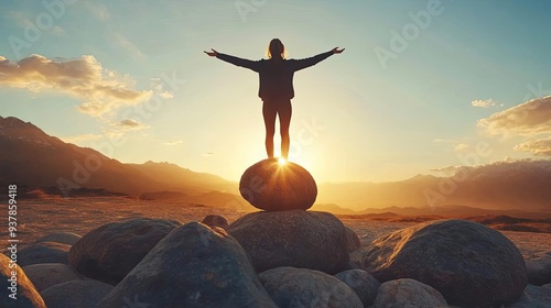 A person rebuilding their confidence after a personal setback, engaging in activities that restore self-esteem and inner strength