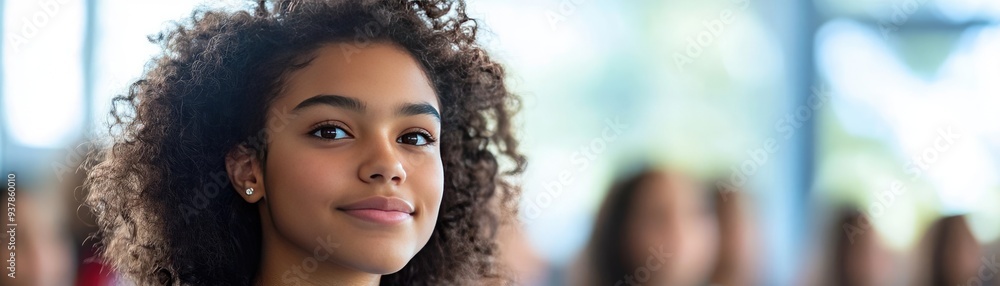 A student advocating for themselves in a challenging academic environment, using resilience to overcome systemic barriers and achieve success A student advocating for themselves in a challenging academic environment, using resilience to overcome systemic barriers and achieve success